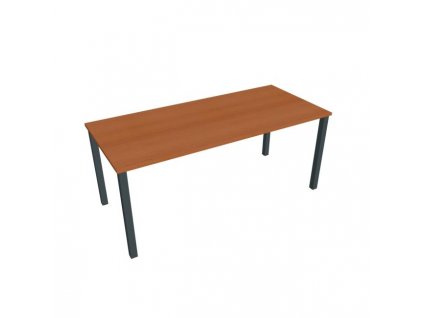 Rokovací stôl Uni, 180x75,5x80 cm, čerešňa/čierna