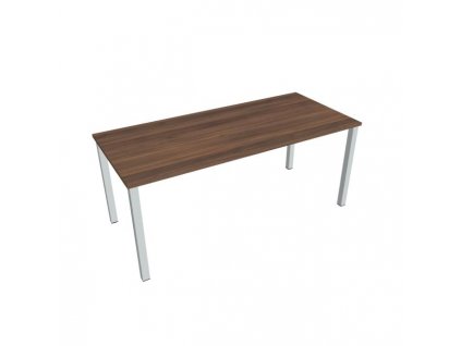 Rokovací stôl Uni, 180x75,5x80 cm, orech/sivá