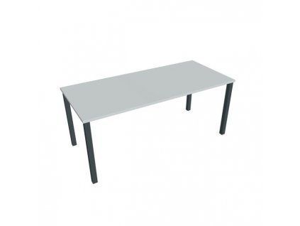 Rokovací stôl Uni, 180x75,5x80 cm, sivá/čierna