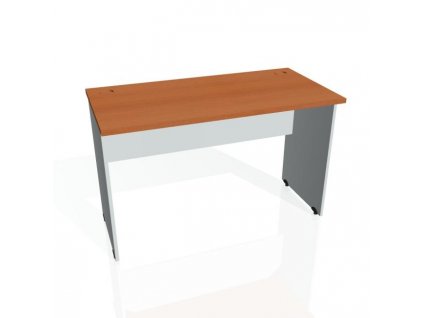 Pracovný stôl Gate, 120x75,5x60 cm, čerešňa/ sivý