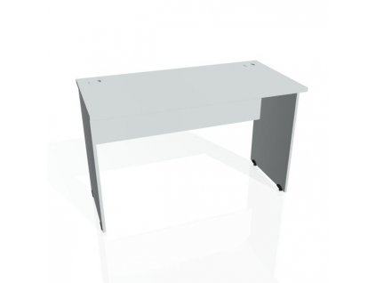 Pracovný stôl Gate, 120x75,5x60 cm, sivý/sivý