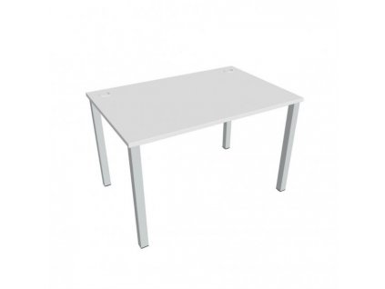 Pracovný stôl Uni, 120x75,5x80 cm, biela/sivá