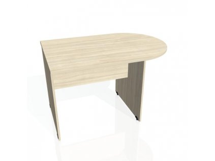 Doplnkový stôl Gate, 120x75,5x80 cm, agát/agát