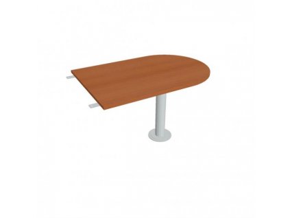 Doplnkový stôl Gate, 120x75,5x80 cm, čerešňa/kov