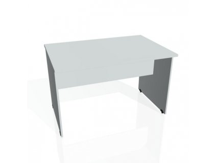 Rokovací stôl Gate, 120x75,5x80 cm, sivá/sivá