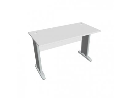 Pracovný stôl Cross, 120x75,5x60 cm, biely/kov