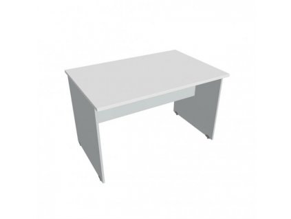 Rokovací stôl Gate, 120x75,5x80 cm, biely/sivý