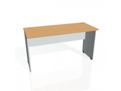 Pracovný stôl Gate, 140x75,5x60 cm, buk/sivý