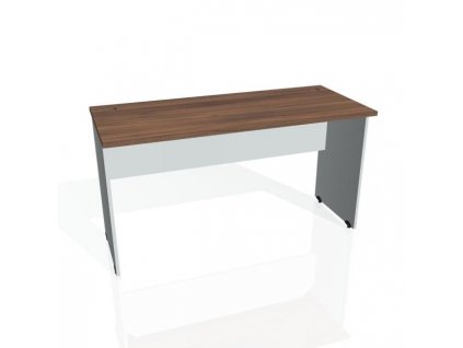 Pracovný stôl Gate, 140x75,5x60 cm, orech/sivý