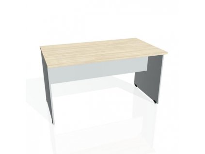Rokovací stôl Gate, 140x75,5x80 cm, agát/sivá