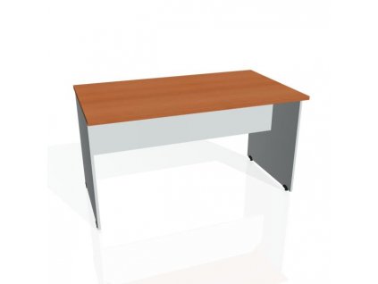 Rokovací stôl Gate, 140x75,5x80 cm, čerešňa/sivá