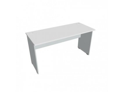 Pracovný stôl Gate, 140x75,5x60 cm, biely/sivý