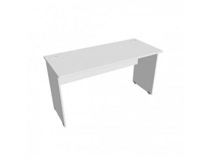 Pracovný stôl Gate, 140x75,5x60 cm, biely/biely