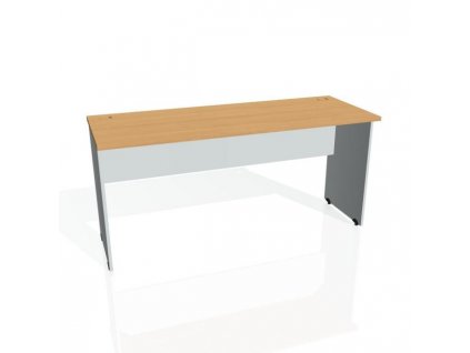 Pracovný stôl Gate, 160x75,5x60 cm, buk/sivý
