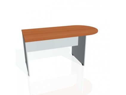 Doplnkový stôl Gate, 160x75,5x80 cm, čerešňa/sivá