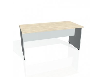 Rokovací stôl Gate, 160x75,5x80 cm, agát/sivá