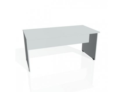 Rokovací stôl Gate, 160x75,5x80 cm, sivá/sivá