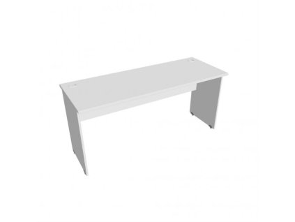 Pracovný stôl Gate, 160x75,5x60 cm, biely/biely
