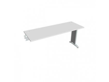 Pracovný stôl Flex, 160x75,5x60 cm, biely/kov