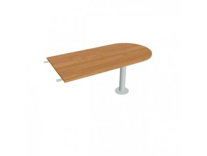 Doplnkový stôl Flex, 160x75,5x80 cm, jelša/kov