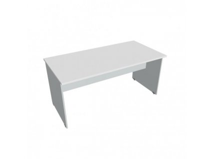 Rokovací stôl Gate, 160x75,5x80 cm, biely/sivá