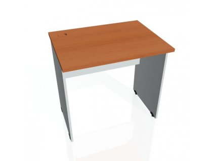 Pracovný stôl Gate, 80x75,5x60 cm, čerešňa/sivý