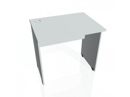 Pracovný stôl Gate, 80x75,5x60 cm, sivý/sivý