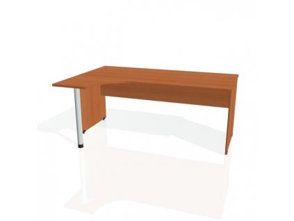 Pracovný stôl Gate, ergo, pravý, 180x75,5x120 cm, čerešňa/čerešňa