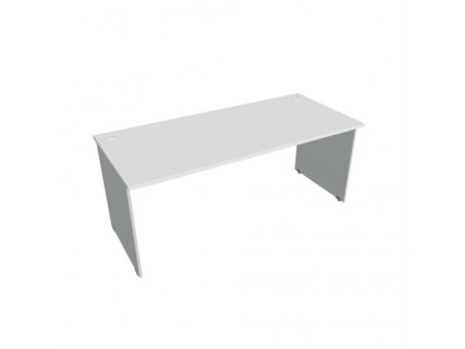 Pracovný stôl Gate, 180x75,5x80 cm, biely/sivý