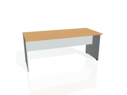 Rokovací stôl Gate, 180x75,5x80 cm, buk/sivá