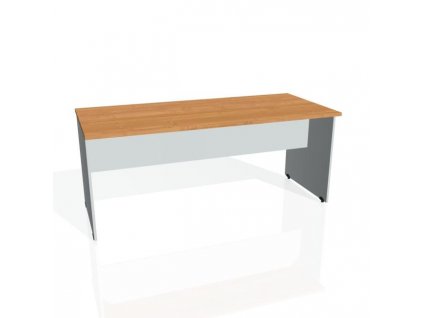 Rokovací stôl Gate, 180x75,5x80 cm, jelša/sivá