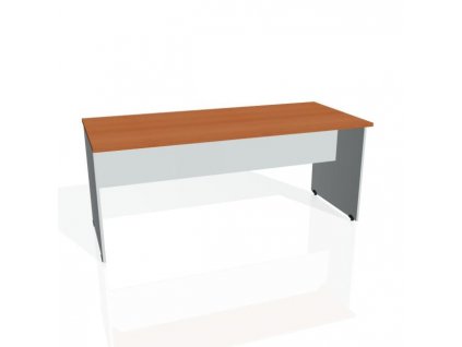 Rokovací stôl Gate, 180x75,5x80 cm, čerešňa/sivá
