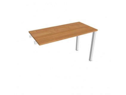 Pracovný stôl Uni k pozdĺ. reťazeniu, 120x75,5x60 cm, jelša/biela