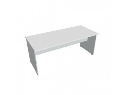 Rokovací stôl Gate, 180x75,5x80 cm, biely/sivý