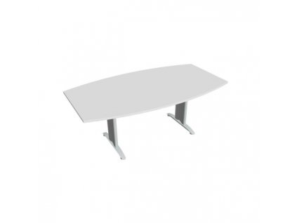 Rokovací stôl Flex, 200x75,5x110 cm, biely/kov