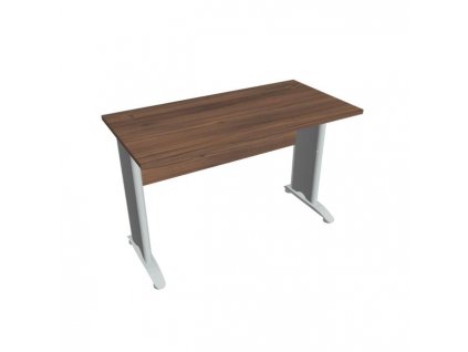 Pracovný stôl Cross, 120x75,5x60 cm, orech/kov