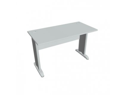 Pracovný stôl Cross, 120x75,5x60 cm, sivý/kov