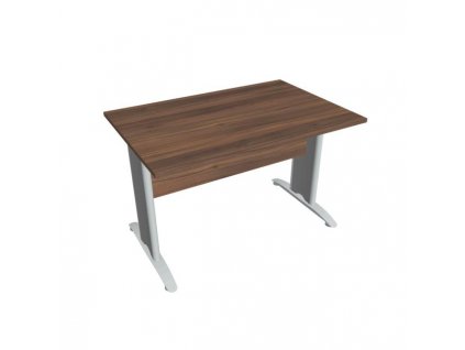 Rokovací stôl Cross, 120x75,5x80 cm, orech/kov