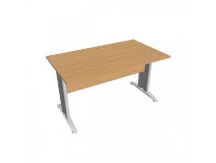 Rokovací stôl Cross, 140x75,5x80 cm, buk/kov