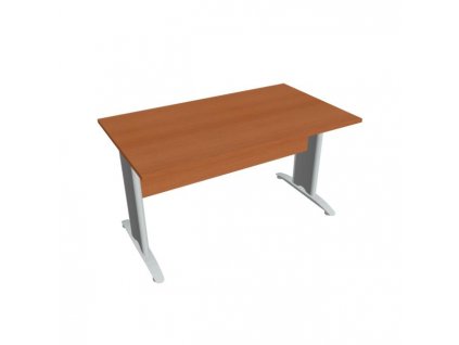 Rokovací stôl Cross, 140x75,5x80 cm, čerešňa/kov