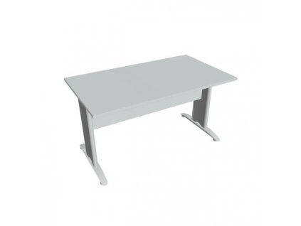 Rokovací stôl Cross, 140x75,5x80 cm, sivý/kov