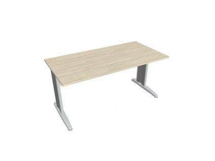 Pracovný stôl Cross, 160x75,5x80 cm, agát/kov