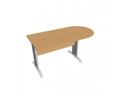 Doplnkový stôl Cross, 160x75,5x80 cm, buk/kov