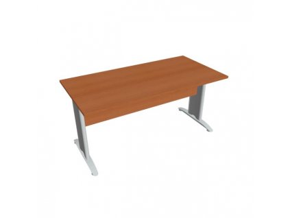 Rokovací stôl Cross, 160x75,5x80 cm, čerešňa/kov