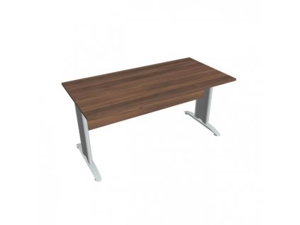 Rokovací stôl Cross, 160x75,5x80 cm, orech/kov