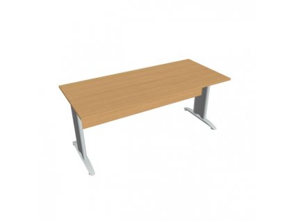 Rokovací stôl Cross, 180x75,5x80 cm, buk/kov