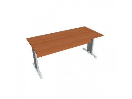 Rokovací stôl Cross, 180x75,5x80 cm, čerešňa/kov