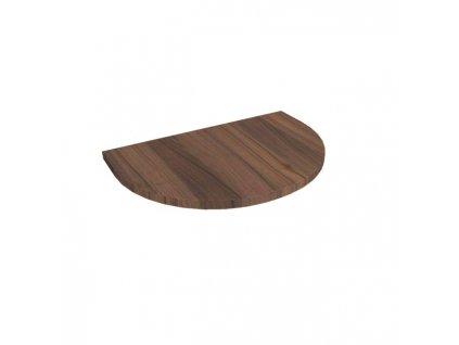 Doplnkový stôl Cross, 60x75,5x40 cm, orech