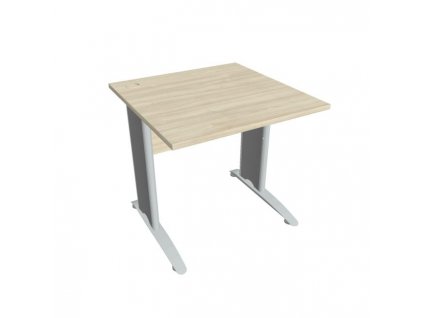 Pracovný stôl Cross, 80x75,5x80 cm, agát/kov