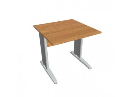 Pracovný stôl Cross, 80x75,5x80 cm, jelša/kov